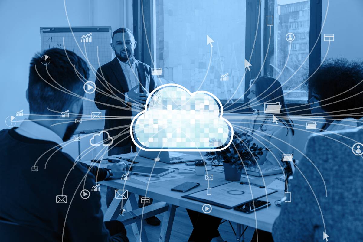 Small business team in Kernersville using cloud collaboration tools