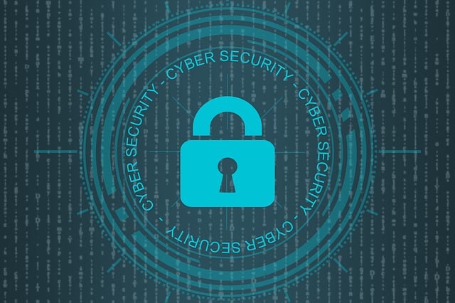 Cybersecurity expert securing business network in Kernersville office